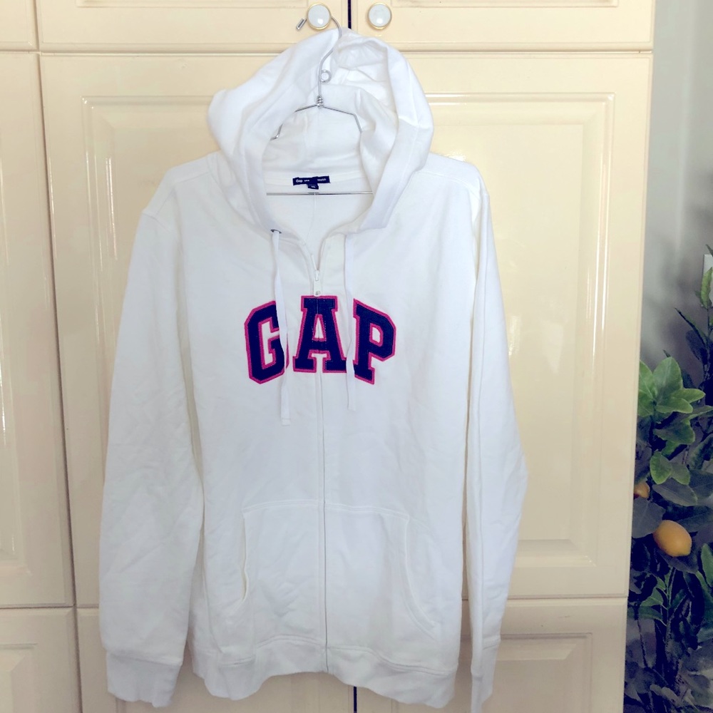 NWT Women’s GAP Logo Full-Zip Hoodie Size XXL